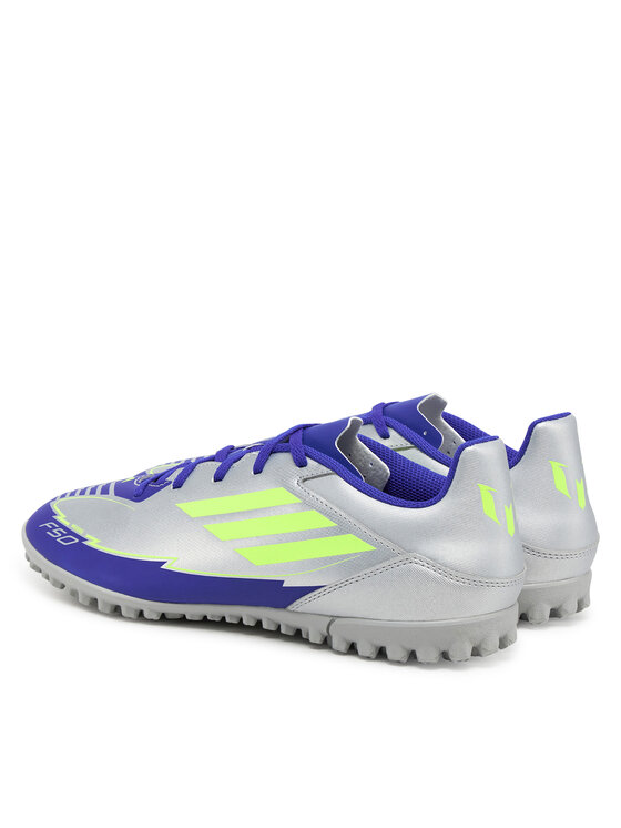 adidas Futbalové topánky adidas F50 Club Messi Turf IH0917 Sivá