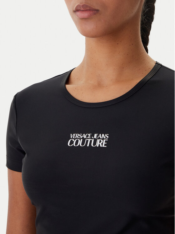 Versace Jeans Couture Versace Jeans Couture Camiseta 80HAH6A2 J0128 Negro Slim Fit