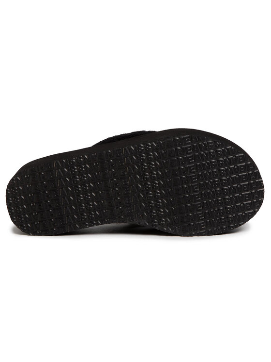 Tommy Jeans Japonke Tommy Jeans Color Black Mid Beach Sandal EN0EN00850 Črna