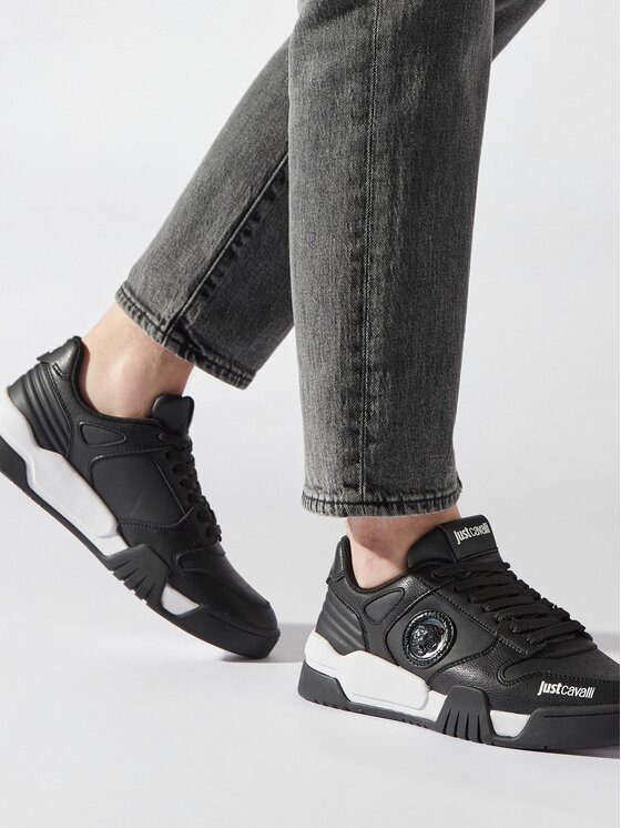 Sneakers Just Cavalli 74QB3SA1 Negru | Epantofi.ro