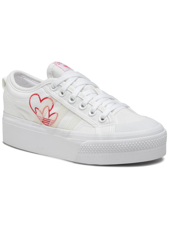 adidas Sneakersy adidas Nizza Platform W FX9179 Bílá