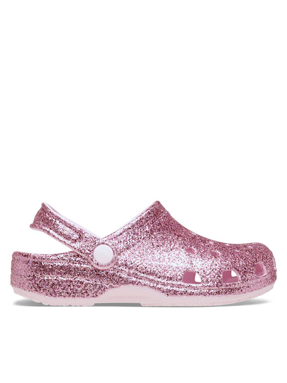 Crocs Шльопанці Crocs Classic Chunky Glitter Clog K 211939 Рожевий