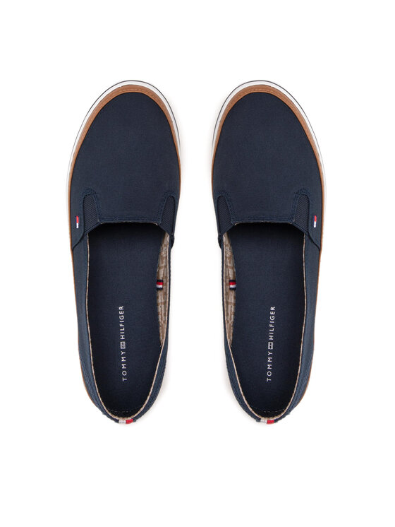 Tommy Hilfiger Πάνινα παπούτσια Tommy Hilfiger Kesha 7D FW0FW01656 Σκούρο μπλε