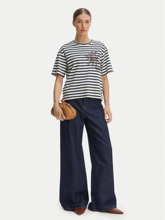 Weekend Max Mara Weekend Max Mara Camiseta Sabato 2615941112 Azul marino Regular Fit