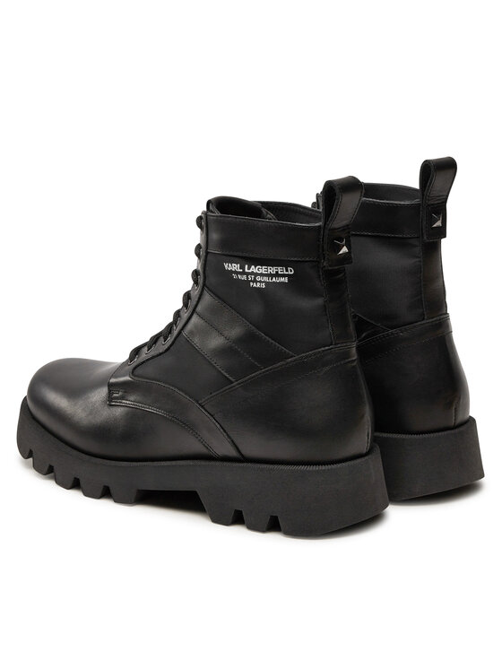 KARL LAGERFELD Черевики KARL LAGERFELD KL11164 Чорний