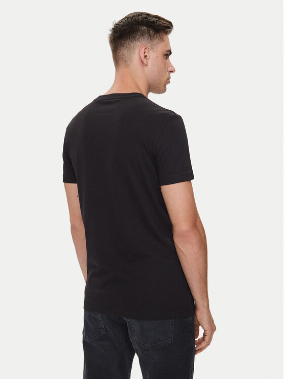 Calvin Klein Jeans Calvin Klein Jeans T-Shirt Outline Monologo J30J325678 Μαύρο Slim Fit