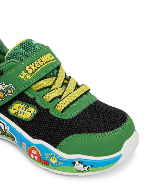 Skechers Снікерcи Skechers John Deere: Play Scene - Barn-Squad Buddies 407065N/GNBK Зелений