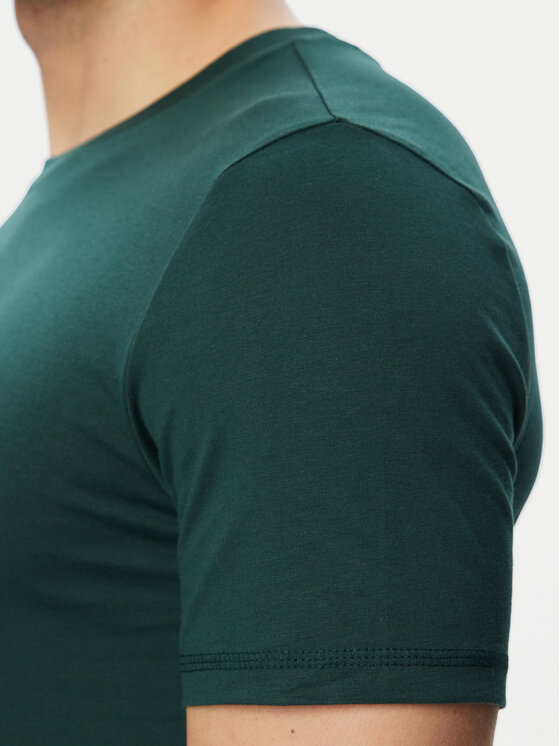 Guess Guess Футболка M2YI72 I3Z14 Темно-зелений Slim Fit
