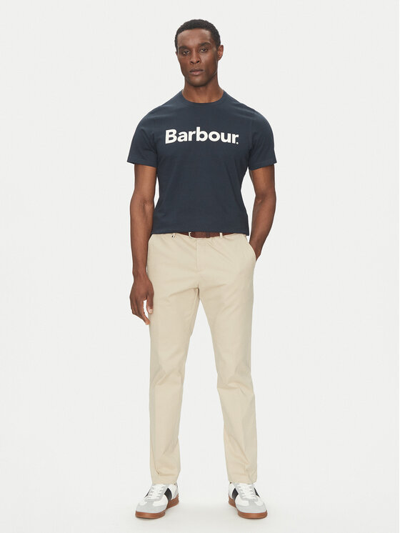 Barbour Barbour Футболка Logo MTS0531NY31 Cиній Tailored Fit