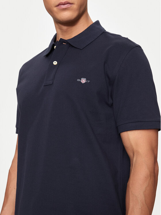 Gant Gant Polo Shield 2220 Blu scuro Slim Fit