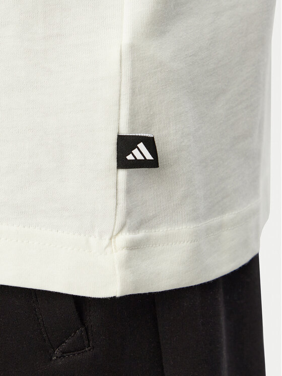 adidas adidas Camiseta Summer Slides Sport Graphic JZ5000 Blanco Regular Fit
