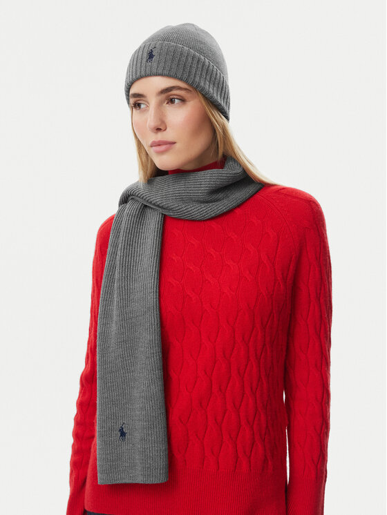 Polo Ralph Lauren Sada čepice a šál Polo Ralph Lauren 710951146004 Tmavě šedá