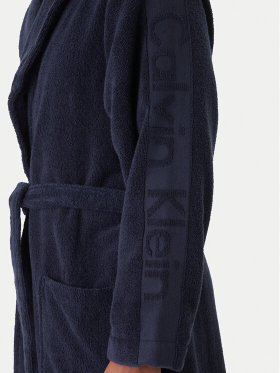 Calvin Klein Underwear Calvin Klein Underwear Chalatas 000EM1159E Tamsiai mėlyna