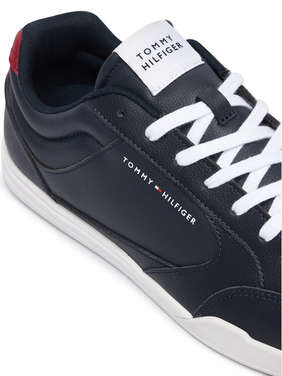 Tommy Hilfiger Sneakersy Tommy Hilfiger Lo Pro Cupsole Perf Leather FM0FM05944 Biały