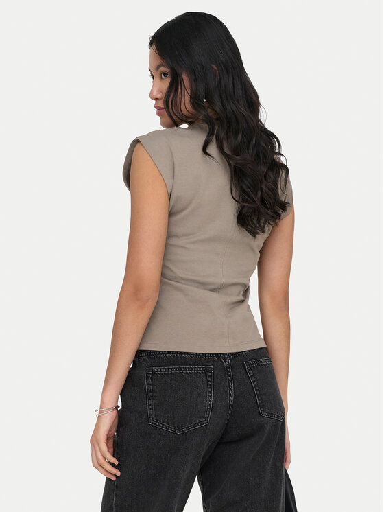 ONLY ONLY Camiseta Marie 15372452 Gris Regular Fit