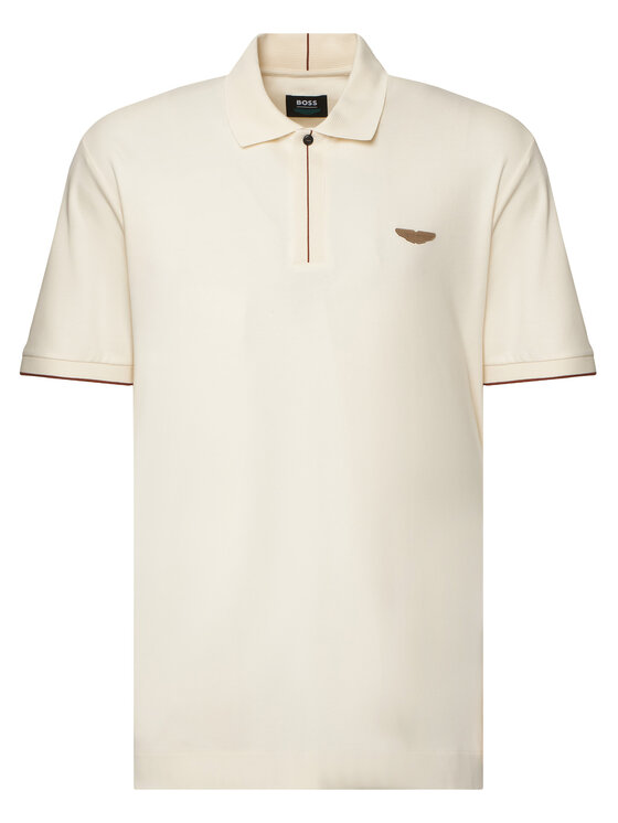 BOSS BOSS Polo C-Parlay 50575003 Crema Regular Fit