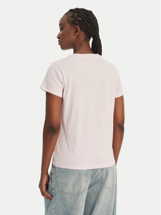 Guess Jeans Guess Jeans Camiseta W6GIC5 K8HM0 Rosa Regular Fit
