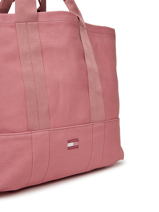 Tommy Jeans Torebka Tommy Jeans Tjw Tote Edition Canvas AW0AW17542 Różowy