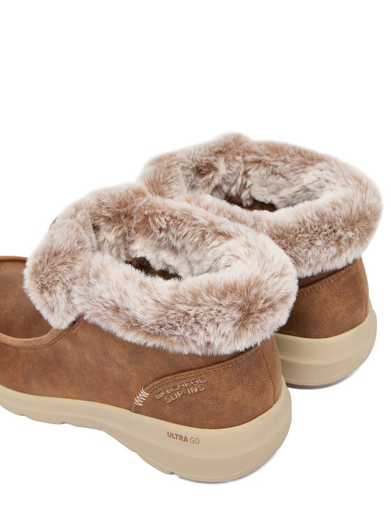 Skechers Ботильйони Skechers Glacial Ultra 144221/CSNT Коричневий