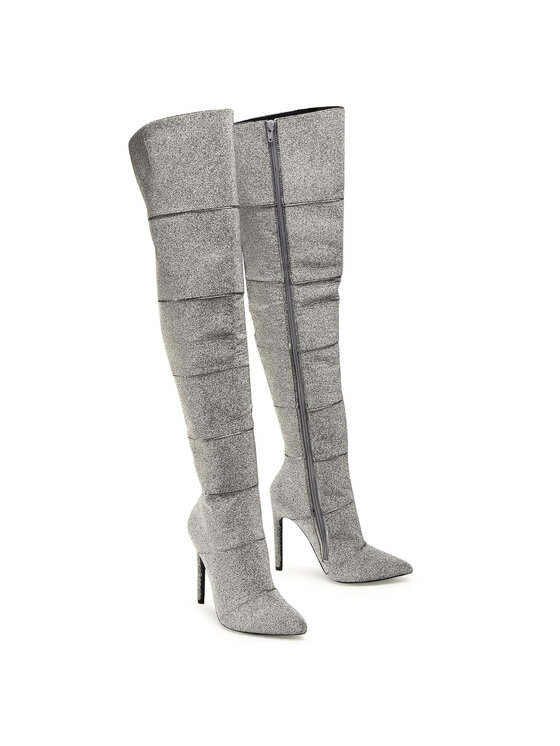 Steve Madden Чоботи Steve Madden Wonders-C SM11001199-02003-060 Срібний