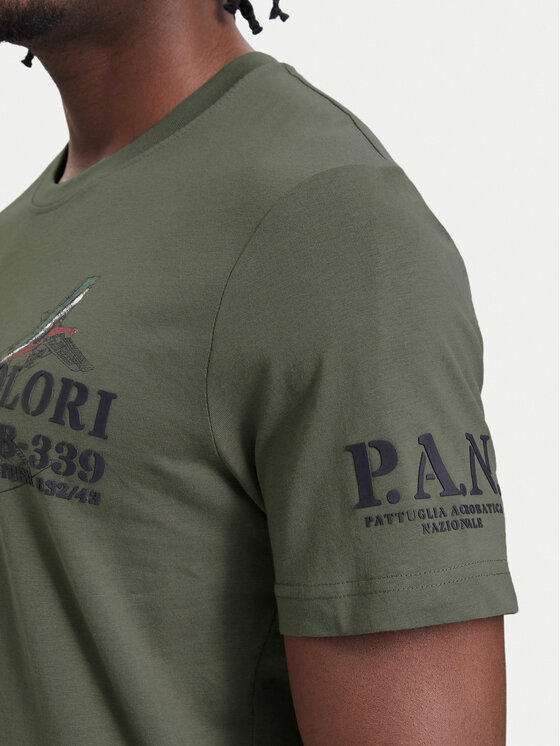Aeronautica Militare Aeronautica Militare Camiseta 262TS2541UJ00750 Caqui Regular Fit