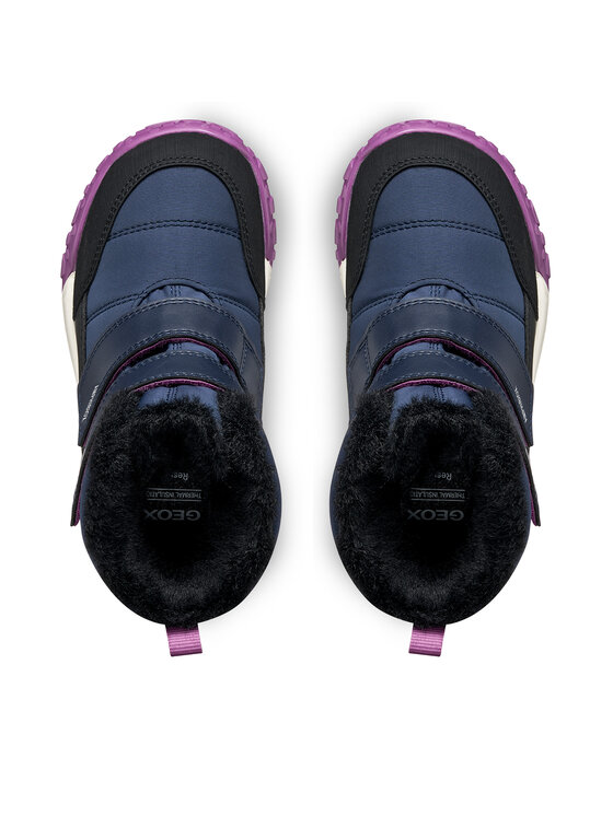 Geox Cizme de zăpadă Geox J Trekkyup Girl B Abx J66M7A 0FU54 CF48B M Bleumarin