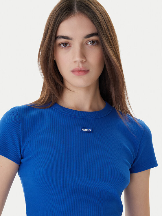 HUGO Hugo Футболка Baby 50510749 Голубий Slim Fit