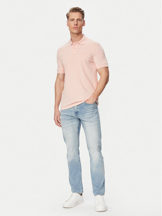 BOSS BOSS Polo Prime 50507813 Rosa claro Regular Fit