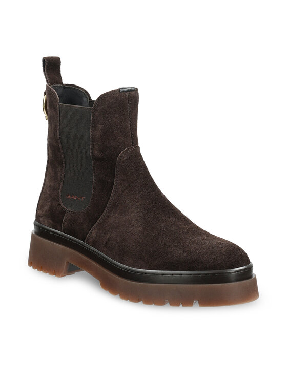 Gant Kotníková obuv s elastickým prvkem Gant 31553157 Hnědá