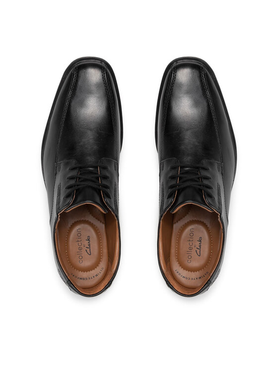 Clarks Туфлі Clarks Tilden Walk 261103107 Чорний