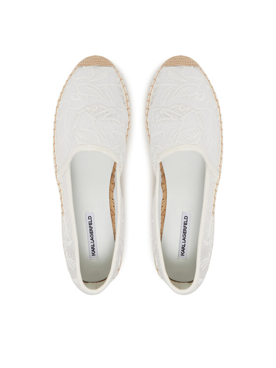 KARL LAGERFELD Еспадрили KARL LAGERFELD Kamini KL80121A Бял