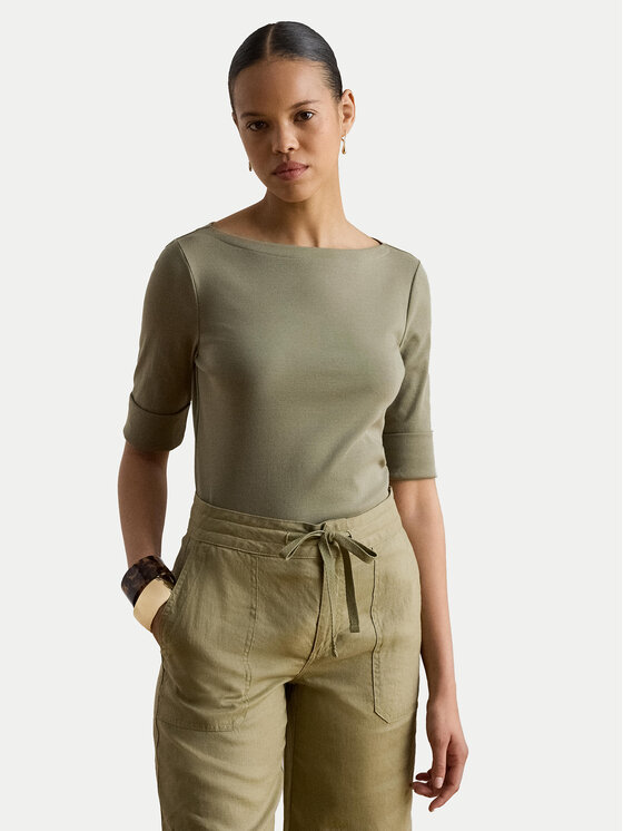 LAUREN RALPH LAUREN LAUREN RALPH LAUREN Blusa Judy 200654963204 Verde Slim Fit