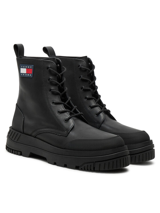 Tommy Jeans Зимни обувки Tommy Jeans EM0EM01511 Черен