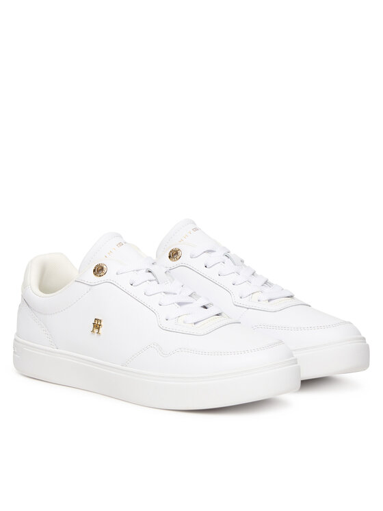 Tommy Hilfiger Sneakers Tommy Hilfiger Casual Cupsole Sneaker FW0FW09022 Alb