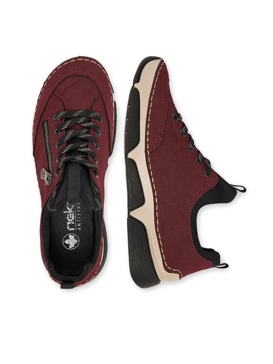 Rieker Sneakersy Rieker 45973-36 Bordó