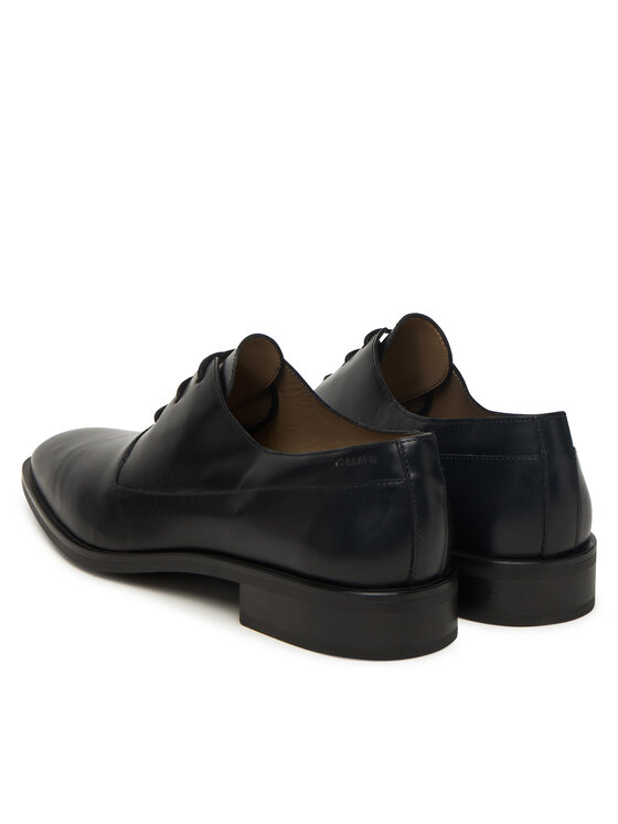 Calvin Klein Zapatos hasta el tobillo Calvin Klein Slim Ess Oxford Lth HM0HM01929 Negro