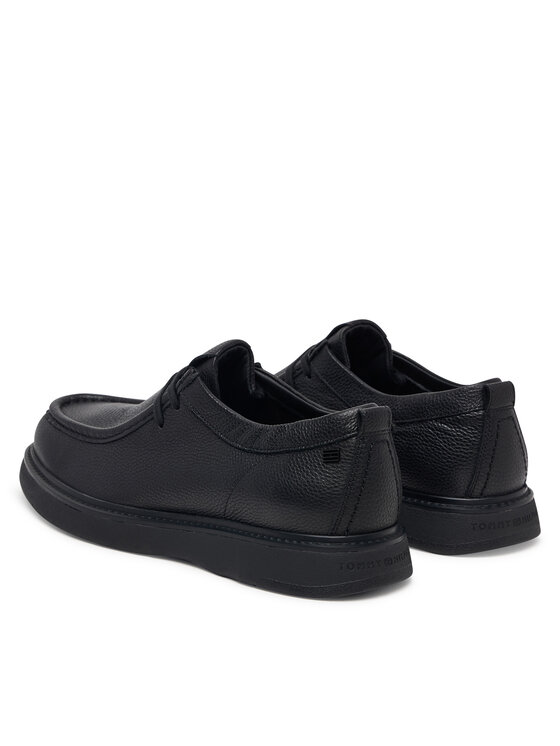 Tommy Hilfiger Scarpe basse Tommy Hilfiger Comfort Leather Moc Toe Shoe FM0FM06072 Nero
