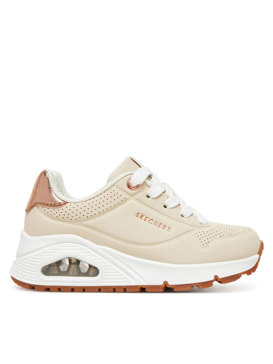 Skechers Sneakersy Skechers Uno Gen1-Shimmer Away 310545L/NAT Béžová