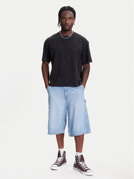 Jack & Jones Jack & Jones Футболка Retreat 12277886 Чорний Oversize