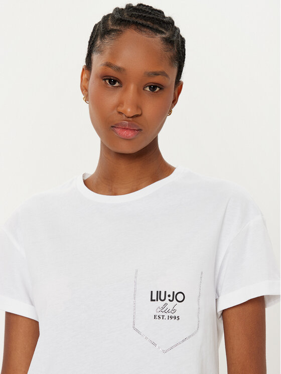 Liu Jo Liu Jo Футболка WA5145 J4893 Білий Regular Fit