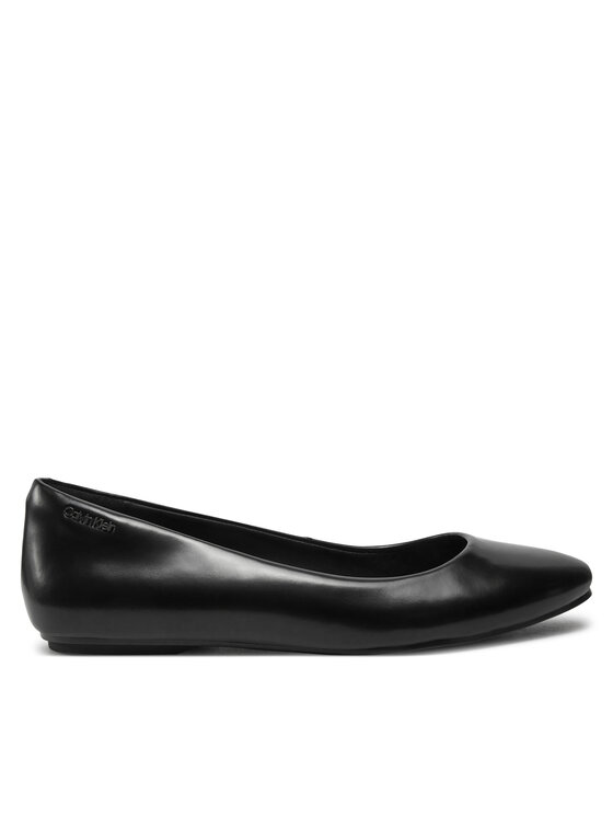 Calvin Klein Μπαλαρίνες Calvin Klein Round Ballerina HW0HW02449 Μαύρο