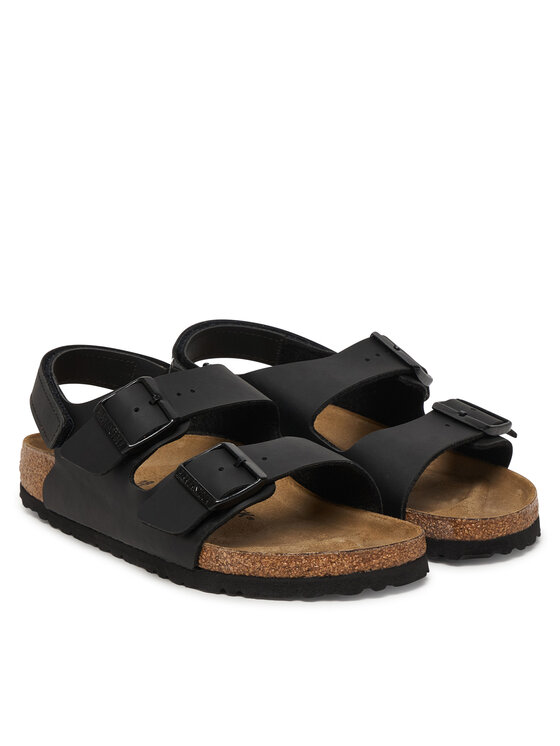 Birkenstock Sandály Birkenstock Milano As Kids 1032009 D Černá