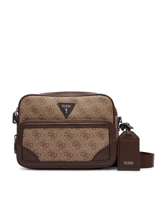 Guess Geantă crossover Guess Milano HMMIL LP6222 Maro deschis
