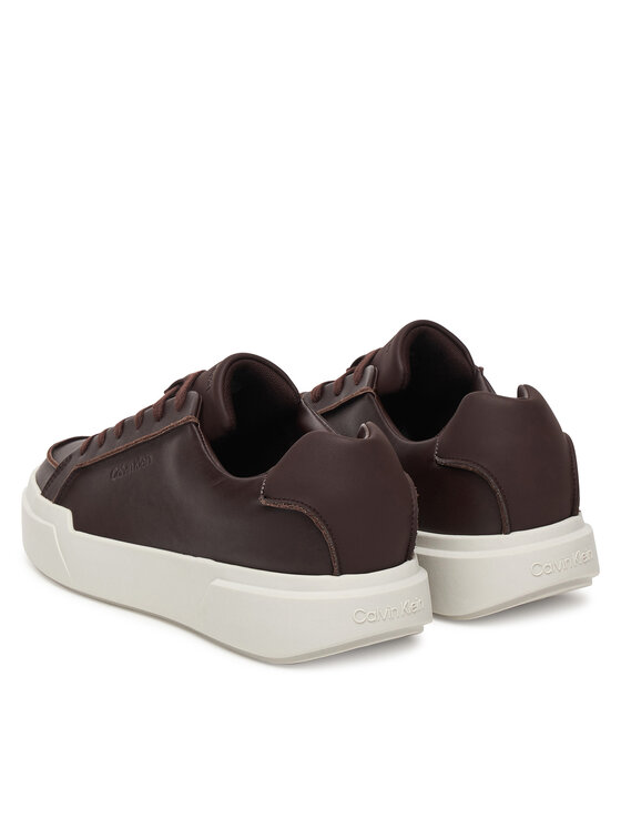 Calvin Klein Laisvalaikio batai Calvin Klein Chunky Cupsole Lace Up Lth Pinch YM0YM01454 Vyšninė