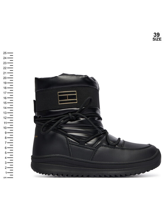 Tommy Hilfiger Botas de nieve Tommy Hilfiger Snow Boot T3A5-34052-1474 D Negro
