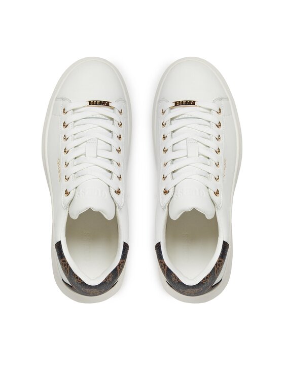 Guess Sneakersy Guess FL8VIB LEA12 Biela