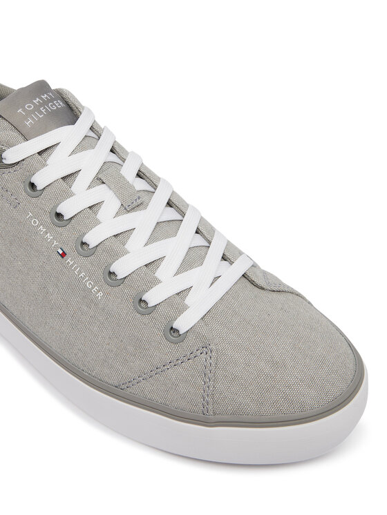 Tommy Hilfiger Гуменки Tommy Hilfiger Th Hi Vulc Core Low Chambray FM0FM05818 Сив