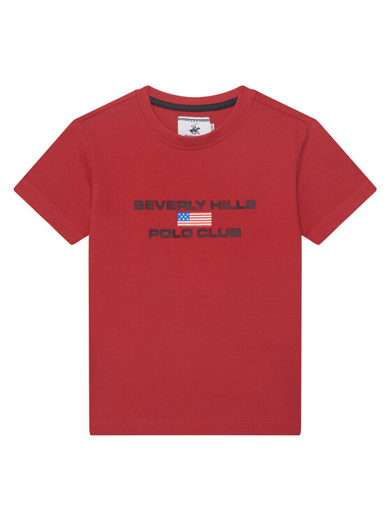 Beverly Hills Polo Club Beverly Hills Polo Club Футболка P-SS26B-TS0132 Червоний Regular Fit