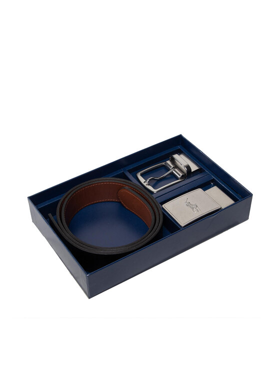 Polo Ralph Lauren Ζώνη Ανδρική Polo Ralph Lauren 35mm Rvrs Blt Gftbx 405699144001 Καφέ