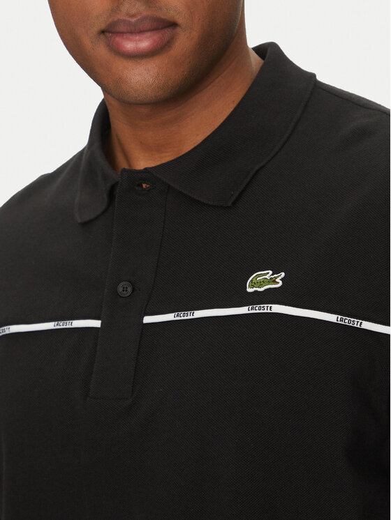Lacoste Lacoste Поло PH9863 Чорний Regular Fit